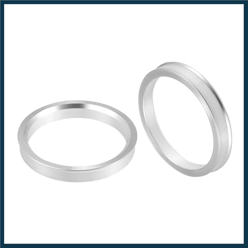 2pcs OD 70.6mm to ID 60.1mm Aluminium Alloy Car Hub Centric Rings Wheel Bore Center Spacer Automotive Parts