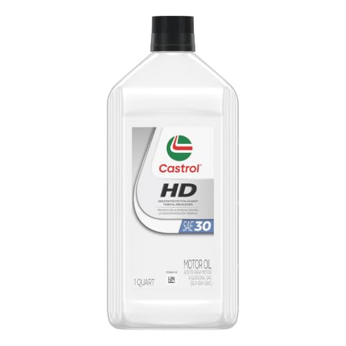 Castrol HD-30 Motor Oil, 1 Quart, Pack of 6