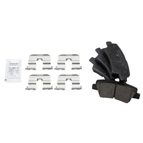 TRQ Front and Rear Brake Pad and Rotor Set Ceramic