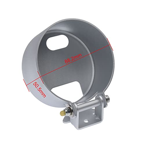 KAOLALI 85mm (3 3/8 inch) in-Dash Tachometer/Speedometer Cup, Universal Gauge Cup Dashboard Pod Gauge Mounting Cup Holder - size: 3-3/8" (85mm)