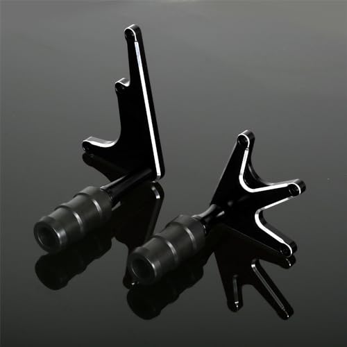 Monkey 125 Frame Sliders Falling Crash Protector Compatible with Monkey 125 2018-2021 CNC Motorcycle Fairing Guard Crashpads Protector (Black) - color: Black