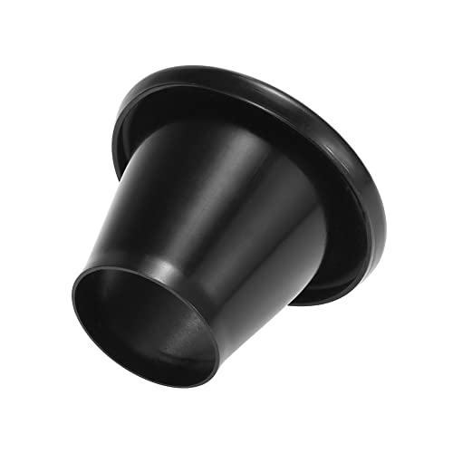 X AUTOHAUX 2 Inch Aluminum Bellmouth Adapter Air Inlet Decorative Cover - color: Black