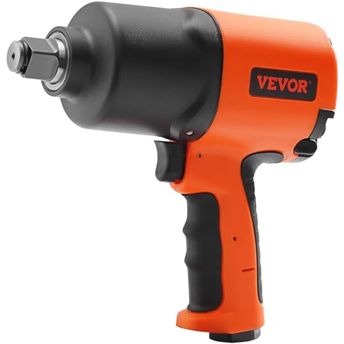 VEVOR Air Impact Wrench, 3/4-Inch Drive Air Impact Gun, Up to 1870ft-lbs Nut-busting Torque, Composite Pneumatic Impact Wrench for Auto Repairs and Maintenance Heavy Duty - size: 3/4-Inch/1870ft-lbs