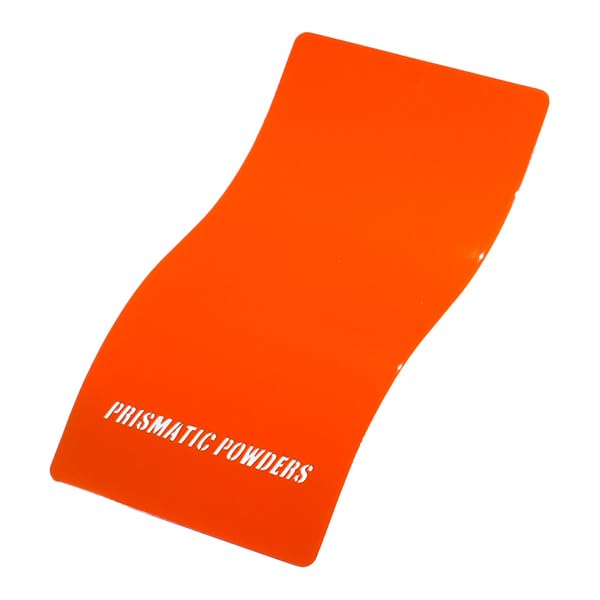 PRISMATIC POWDERS Bright Orange Polyester Powder Coating, 1 lb - color: Bright Orange