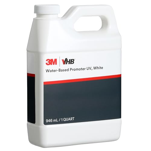 3M VHB Tape Water-Based Promoter UV, White, 1 Quart - size: 1 Quart