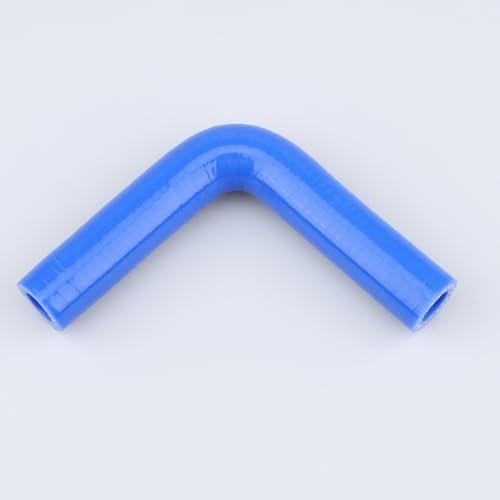 AC PERFORMANCE ID 1/2" 90° Degree Elbow Silicone Hose Coupler Blue - color: Blue, size: ID 1/2" (13mm)