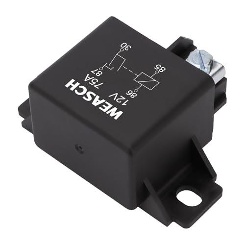 2Pack 0332002168 Normal Open Power Relay, 12V 75A, Applies to Starter Relay V23232-D0001-X001