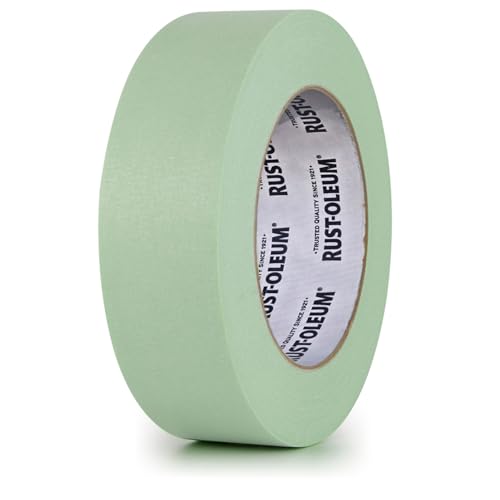 IPG Rust-Oleum Green Automotive Masking Tape, Light Green, 1.41" x 35yd, Single Roll - color: Green, size: 1.41" x 35yd