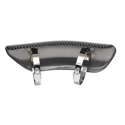 Exhaust Heat Shield Muffler Pipe Heat Cover Protector Guard Imitation Carbon Fiber Stainless Steel (C) - size: C