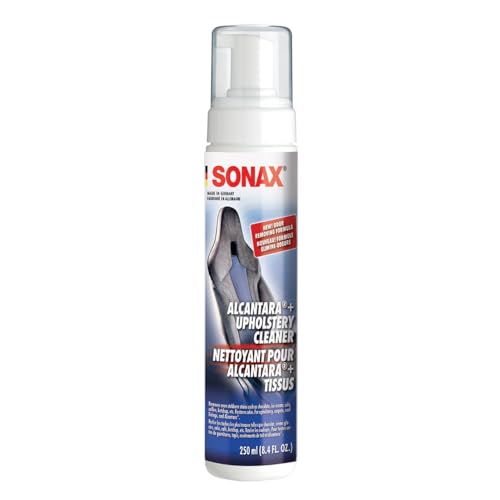 SONAX Upholstery & Alcantara Cleaner Foam, Car Interior Cleaner, 250 ml - size: 8.4 Fl Oz (Pack of 1)