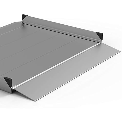 EZ-ACCESS - Portable Wheelchair Ramp and Aluminum Ramp with Handrails - Heavy Duty Mobility Device, Handicap Ramp with Solid Surface for Steps and Handrails for Transport and Storage - 3G 3-Foot - size: 36 Inch (Pack of 1), style: Ramp Only