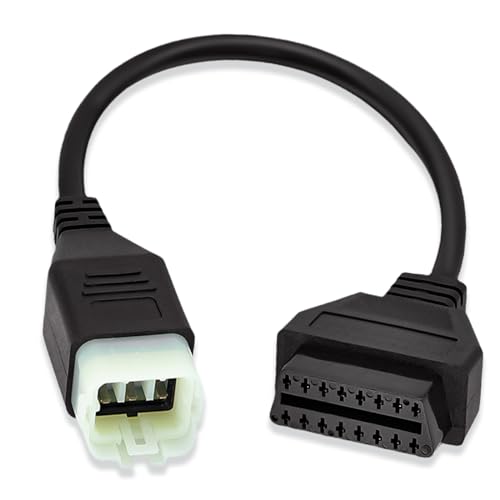 OBD2 Adapter Fit for KTM 6 Pin to 16Pin Motorcycle Diagnostic Cable