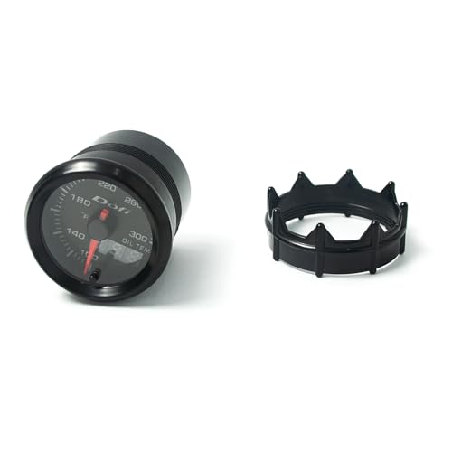 2" 52mm 7 Color LED Pointer Digital Oil Temp Car Gauge - style: Oil Temp Gauge (100-300℉)