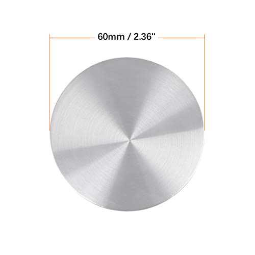 X AUTOHAUX 60mm Silver Tone Car Wheel Center Hub Caps Emblem Badge Decal Sticker 4pcs 2.36 Inch - size: 60mm