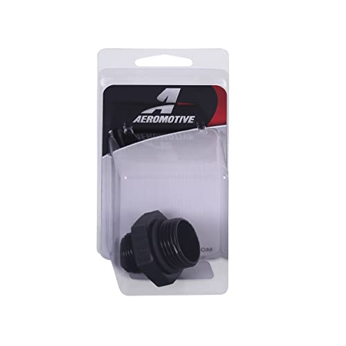 Aeromotive 15613 AN-12 O-ring Boss/AN-10 Male Flare Reducer Fitting - size: AN-10, style: ORB-12