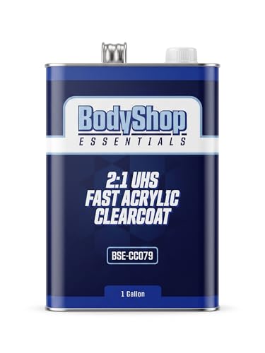 BSE-CC079 UHS 2:1 Fast Acrylic Clearcoat – 1 Gallon Automotive Clear Coat for Paint Refinishing, High Gloss, Fast Dry, Scratch Resistant