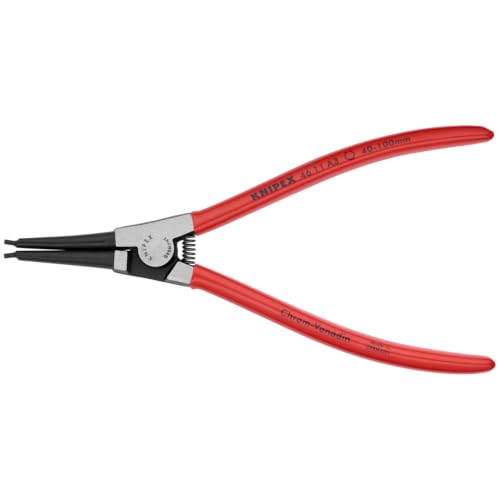KNIPEX Tools 4611A3 External Straight Retaining Ring Pliers, 8.25-Inch - size: 9.25-Inch