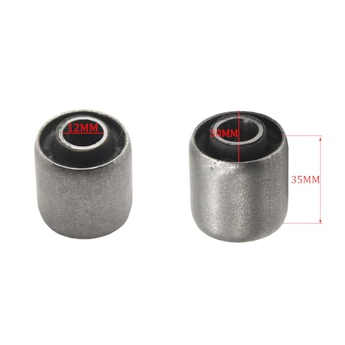 2Pcs Rear Shock Absorber Suspension Bushes Swing Arm Bushings for PIT PRO Trail Dirt Quad Bike ATV Buggy Motorcycle (12mm x 30mm x 35mm) - size: 12mm x 30mm x 35