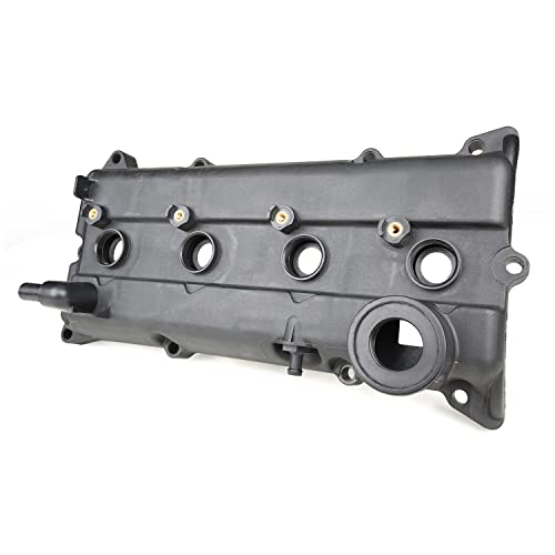 QR25DE Valve Cover with Tube Compatible with Nissan Sentra Altima 2002 2003 2004 2005 2006 2.5L Replace 13264-3Z001 264-982 - color: BLack+(Upgrade plastic)