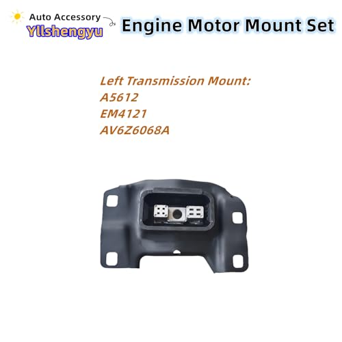 Engine Motor Transmission Mount Kit for Focus 2012-2018 2.0L L4 - size: Fits Focus 2012-2018 2.0L L4