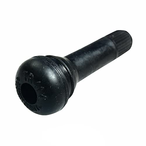 100PCS TR414 Snap-in Tire Wheel Valve Stems Medium Black Rubber Kit - color: 100PCS, size: TR414