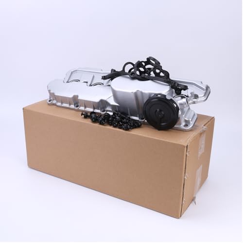 Engine Valve Cover with Gasket Compatible for VW Jetta 2.5L 2005-2014 Aluminum Engine Valve Cover Assembly Replacement Replace 07K103469L 07K103469F 07K103469D
