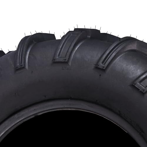 TUFFIOM Set of 2 ATV UTV Tires, 25x10.00-12/6PR All-Terrain Mud Tires with Directional Tread, Drainage, Strong Srip and Snow-breaking for Rainy/Snowy Areas, Tubeless Trail Tire - size: 25x10.00-12 (2 pack)