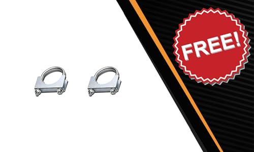 Exhaust Center Muffler Compatible for 2008-2012 Jeep Liberty 3.7L | Stainless Steel | Northeastern Exhaust | Free Clamps Included | Direct-Fit Replacement
