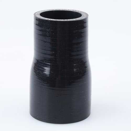 AC PERFORMANCE ID 1-9/16" to 1.25" (40mm to 32mm) Silicone Hose Straight Reducer 3-Ply Reinforced Black, 3" Length - color: Black, size: ID 1-9/16" to 1.25" (40mm to 32mm)