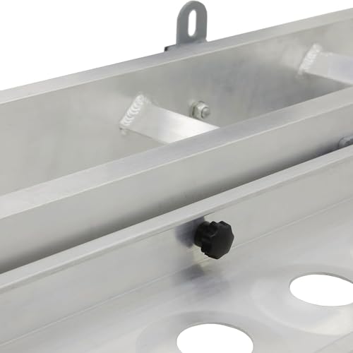 Black Widow Aluminum Motorcycle Hitch Carrier with Ramp, 400 lb, 2 in Hitch - style: Single Bike
