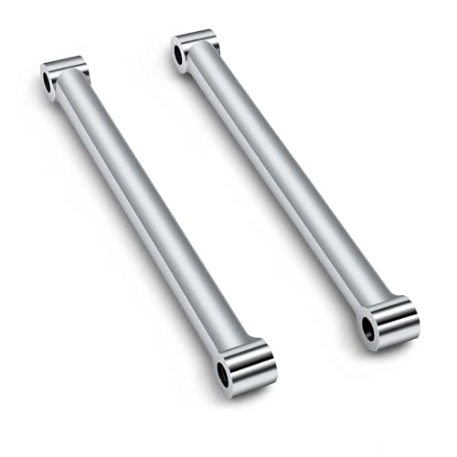 Chrome Motorcycle Rear Drop Rigid Struts Cold Rolled Steel 4 inch Lowering Link Kit Fits for Harley Davidson Sportster 883 1200 + Dyna Motorcycle 10 inch Length Rigid Hardtail Struts - color: chrome
