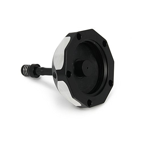 JFG RACING Dirt Bike Gas Fuel Tank Cap CNC for XR50 XR70 XR80 XR100 CRF150R CRF230F CR250R CR85R CR125R Dirt Pit Bike Black - color: black