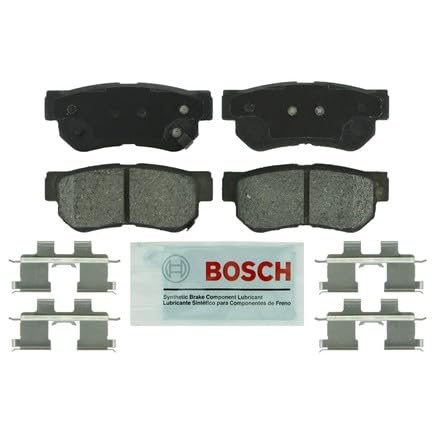 BOSCH BE813H Blue Ceramic Disc Brake Pad Set with Hardware - Rear