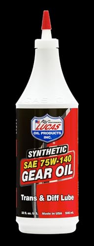Lucas Oil 10121 SAE 75W-140 Synthetic Transmission and Differential Lube - 1 Quart