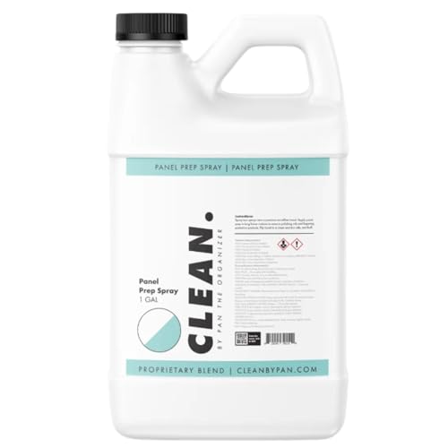 CLEAN. Panel Prep Spray – 128oz Surface Cleaner for Coating Prep – Removes Oils, Polishes, Residue – Safe for Glass & Tint – Use Before Ceramic Coating or Sealant – Streak-Free Finish - size: 128 Fl Oz (Pack of 1)