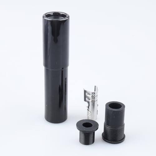 AC PERFORMANCE Straight Ceramic Spark Plug Boot Kit Black - color: Black, size: Straight - 1PC