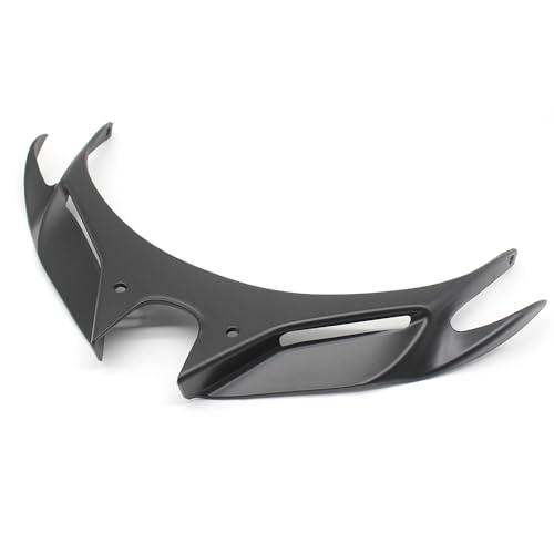 Motorcycle Front Fairing Aerodynamic Wing Cover for Kawasaki Ninja 400 2018 2019 2020 2021 2022 2023 Black - color: Black