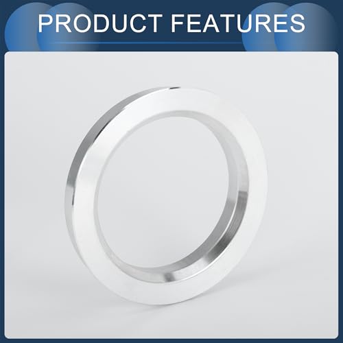 Hub Centric Rings, 54.1mm ID to 72.6mm OD Vehicle Wheel Hubrings Aluminum Alloy, 4 Pcs - size: 54.1mm to 72.6mm