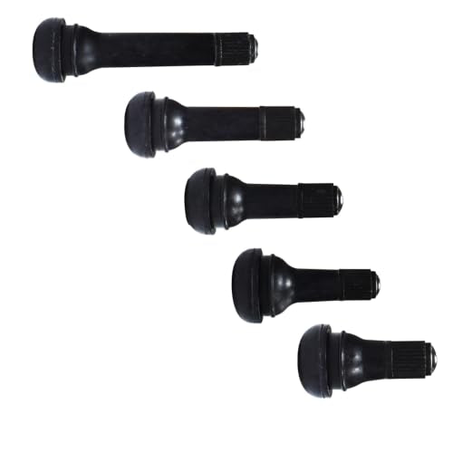 5 pcs of 5 Kinds Tire Valve Stems Snap-in Rubber Tubeless TR412 TR413 TR414 TR415 TR418 for 0.453"(11.5mm) Rim Holes Standard Replacement for Cars Trucks Automotives Total 25 pcs