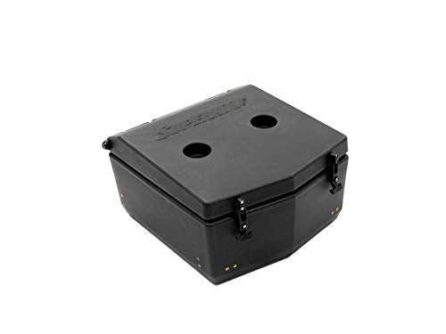 SuperATV Heavy Duty Insulated Rear Cooler/Cargo Box for Polaris General 1000 / General 4 (2016+) - Sealed Lid Keeps Ice in & Mud Out