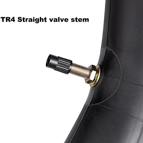 Heavy Duty 2.75/3.00-19 Inner Tube 80-19 100-19 Dirt Bike Tubes with TR4 Straight Valve Stem Replacement for CRF KLX TTR Motocross Pit Dirt Bike Motorcycle 2-Pack
