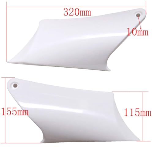 7pcs ABS Plastic Fender Fairing Body Work Kit Mudguard Set For Motorcycle Pit Dirt Bikes Apollo 110cc 125cc 140cc 150cc 160cc Orion (Black) - color: Black