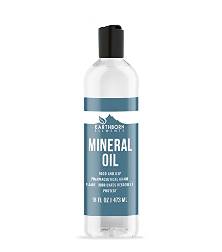 Earthborn Elements Mineral Oil 16 fl oz, Pure & Undiluted, No Additives Clear - size: 16 Ounce