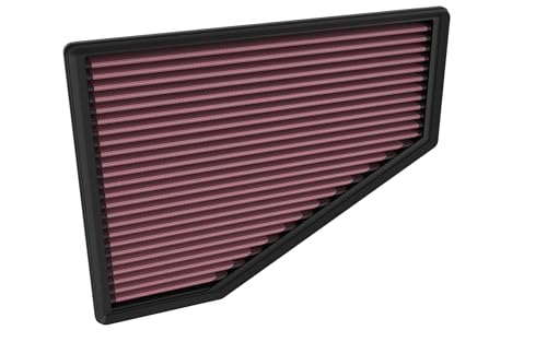 K&N High-Flow Original Lifetime Engine Air Filter: Increase Power: Premium, Washable: Compatible with 2021-2025 JEEP: Grand Cherokee, 33-5123