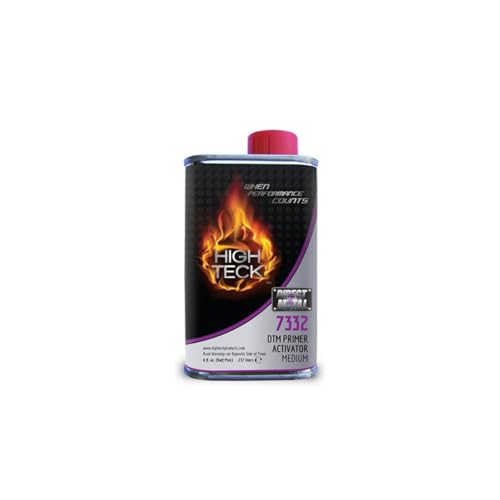 High Teck Products 7332-16 Medium Activator, 1/2 pt, Colorless, Liquid, Use With: 7330 DTM 2K High Solids Primer
