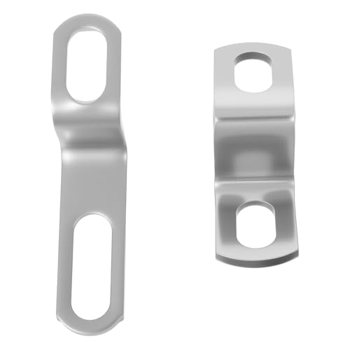 2 Pack Motorcycle Exhaust Bracket Z Shape Muffler Mounting Clamp Stand for Motorbike Silencer Exhaust Pipes Mounting Clamp Fasten Clip Round Band