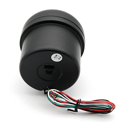 Tachometer Gauge,3.75'' Car Universal Black Tachometer Gauge Blue Inter Shift Light 0-8000 RPM