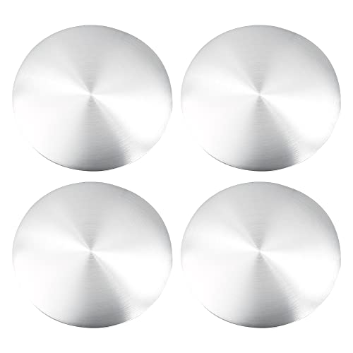 X AUTOHAUX 59mm Silver Tone Car Universal Wheel Center Hub 4pcs - size: 59mm