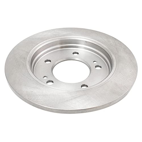 TRQ Rear Brake Pad and Rotor Set Ceramic Solid Rotors - style: BKA14230