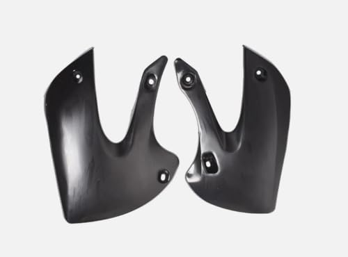Fairing Kit Plastic Fender for Kawasaki KLX110 KX65 KLX 110 KX 65 Suzuki DRZ110 Chinese 110cc 125cc 140cc Pit Dirt Bike (Black+White) - color: Black+White